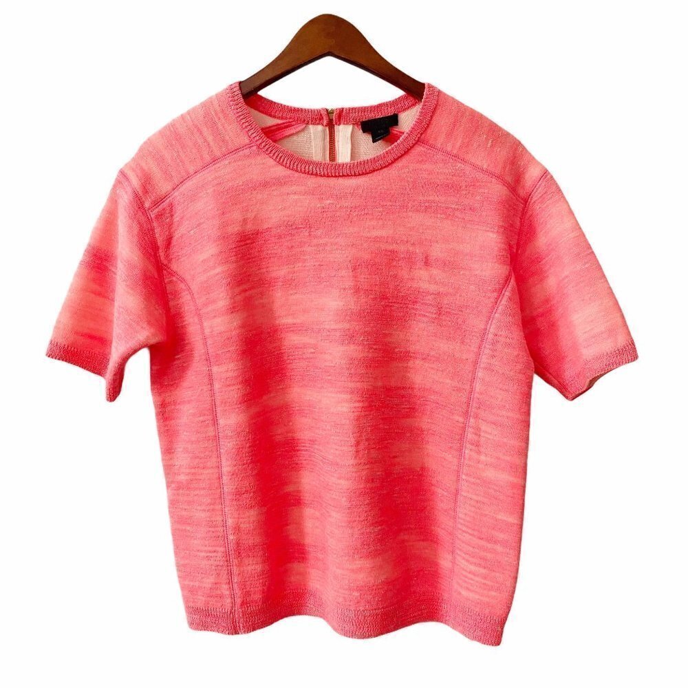 J. Crew Collection Neon Wool Linen Sweater Shirt Women’s Size XS